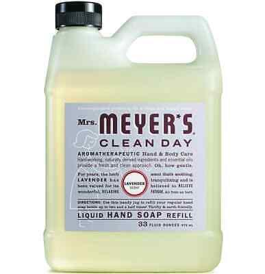 Mrs. Meyer's Clean Day Hand Soap Refill, Lavender, 33 fl oz