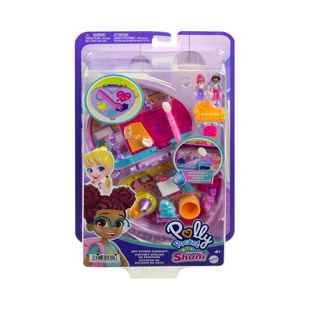 Polly Pocket Starring Shani Art Studio Compact