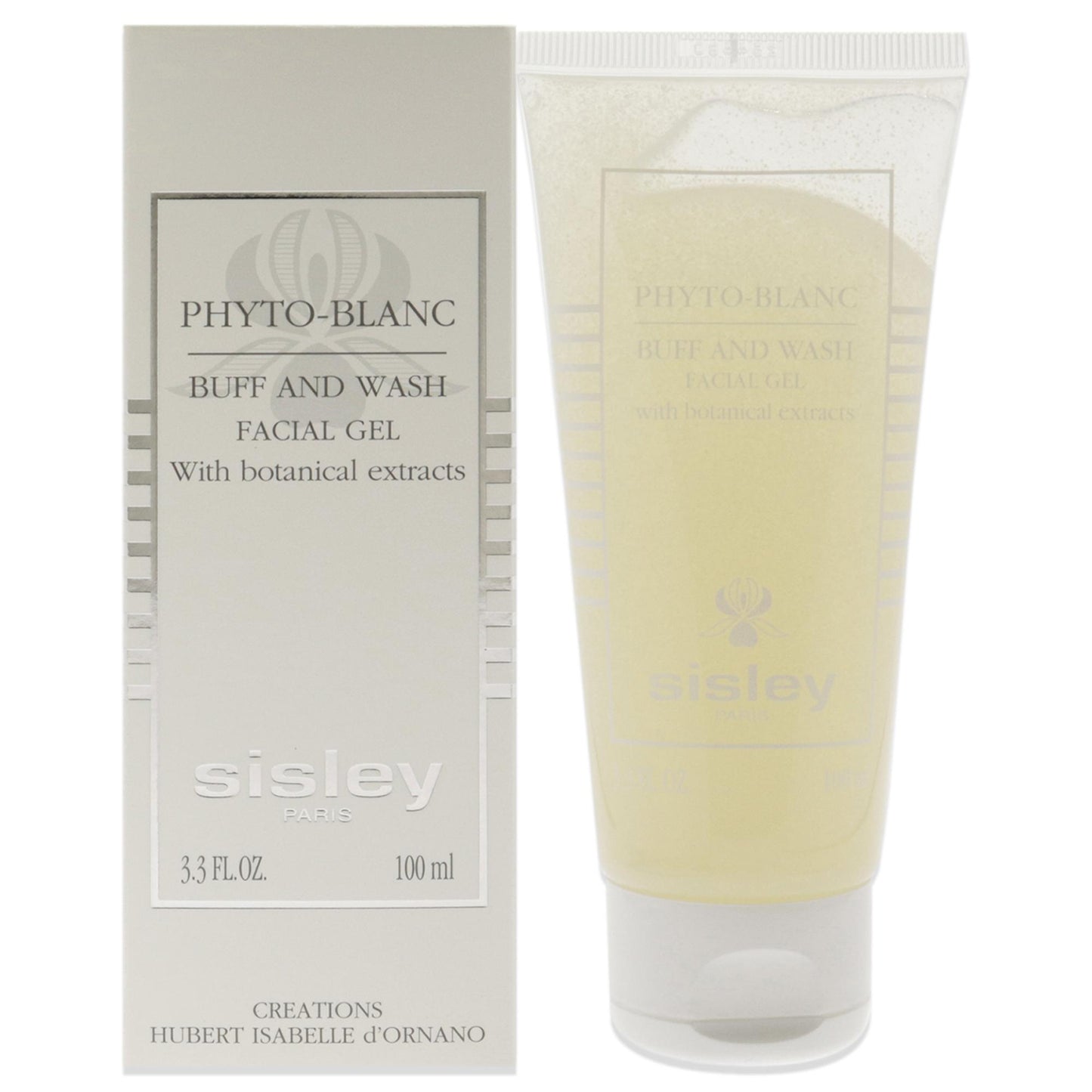 Phyto- Blanc Buff and Wash Facial Gel by Sisley for Unisex 3.3 oz Gel