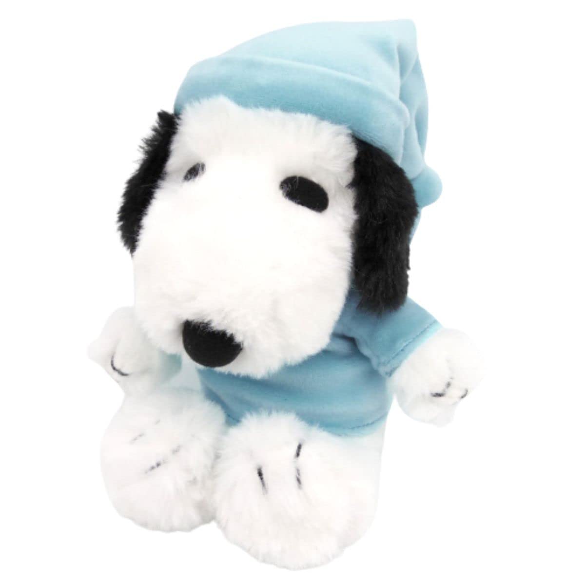 NAKAJIMA Peanuts Snoopy Fuwakuta Pajamas Plush Doll Blue