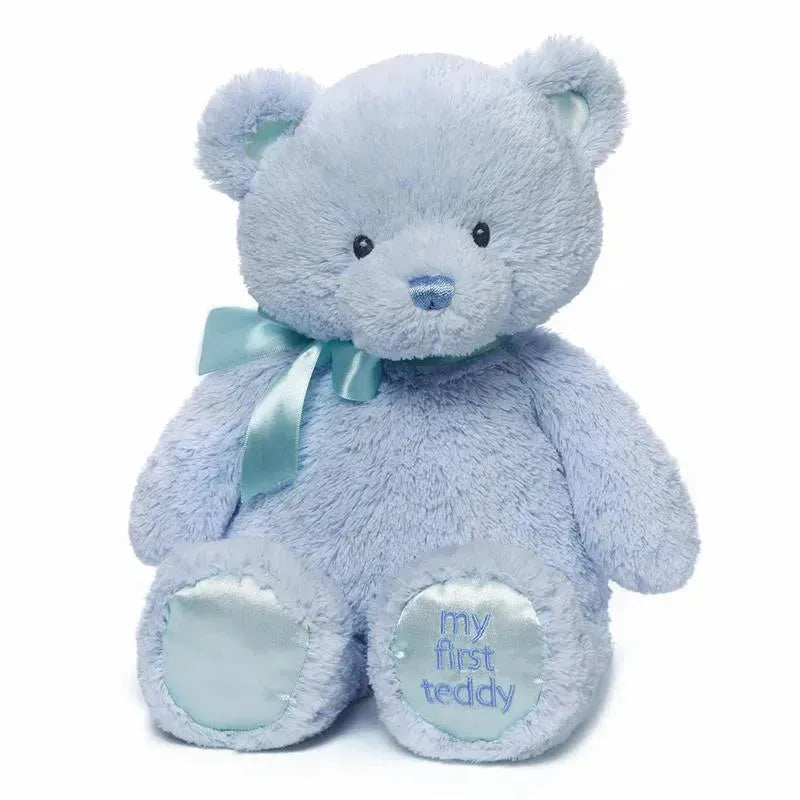 Gund 15 My 1st Teddy Plush Toy, Blue