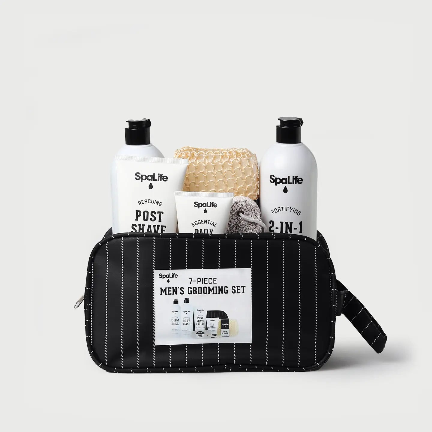 All Natural Men's Bath and Body Luxury Spa Gift Set Basket