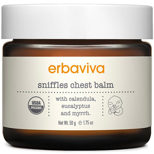 Erbaviva Sniffles Organic Chest Balm (1.75 oz)