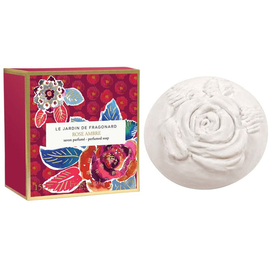 Fragonard Parfumeur Rose Ambre Perfumed Soap (150 g) with box
