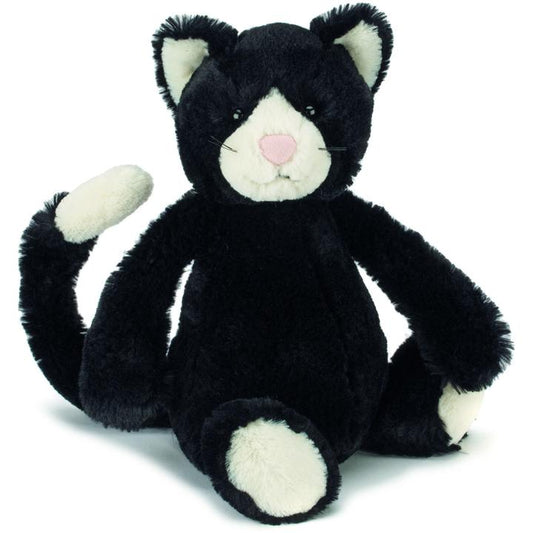 Jellycat Bashful Black & White Cat Small