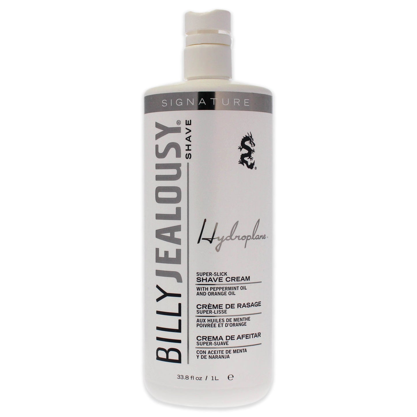 Hydroplane Super-Slick Shave Cream by Billy Jealousy for Men 33.8 oz Shave Cream