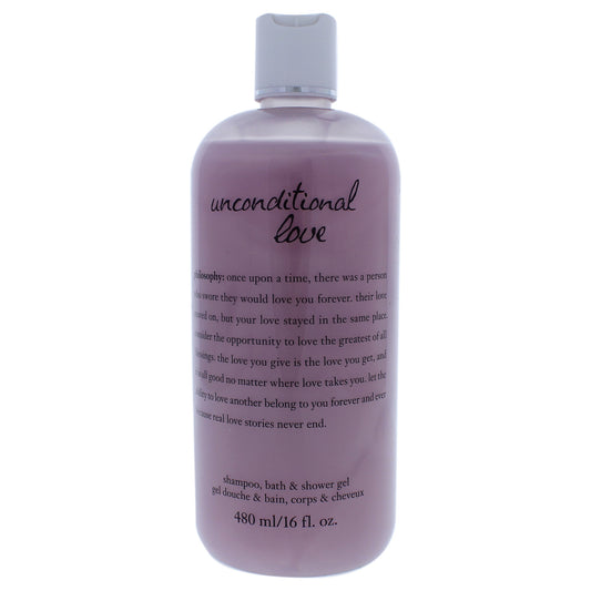 Unconditional Love Shampoo, Bath & Shower Gel by Philosophy for Unisex 16 oz Shower Gel