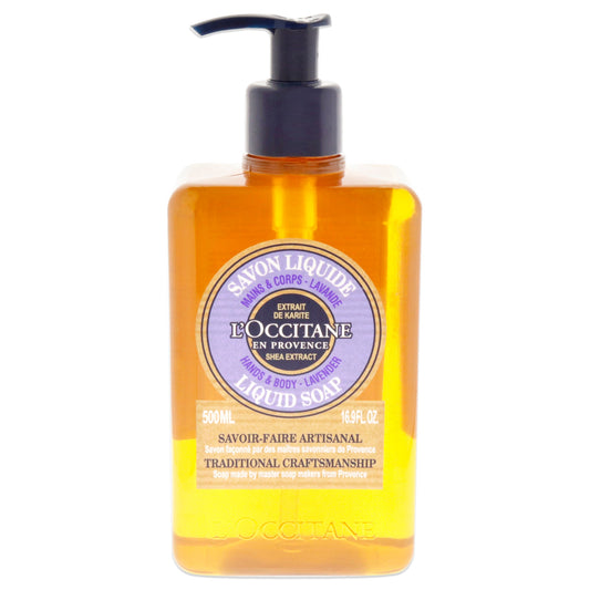Shea Butter Liquid Soap - Lavender by LOccitane for Women 16.9 oz Liquid Soap