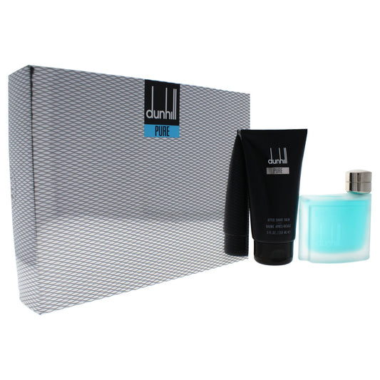 Dunhill Pure by Alfred Dunhill for Men 2 Pc Gift Set 2.5oz EDT Spray, 5oz After Shave Balm
