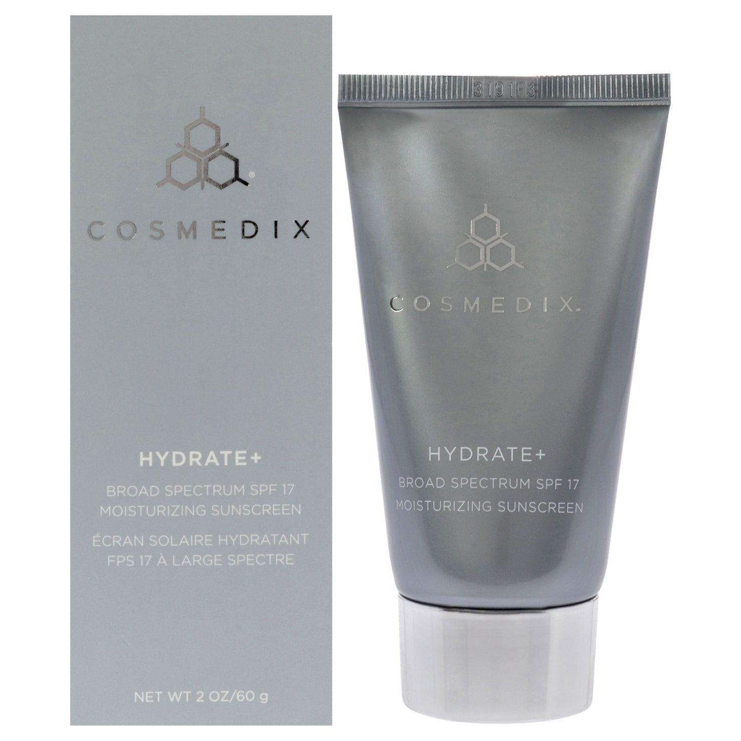 Hydrate Plus Moisturizing Sunscreen SPF 17 by CosMedix for Unisex 2 oz Sunscreen