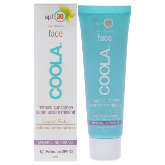 Mineral Face Sunscreen Matte Tint SPF 30 - Unscented by Coola for Unisex 1.7 oz Sunscreen
