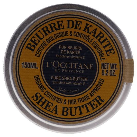 Organic Pure Shea Butter by LOccitane for Unisex 5.2 oz Moisturizer