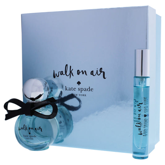Walk On Air by Kate Spade for Women 2 Pc Gift Set 1oz EDP Spray, 0.34oz Travel Spray