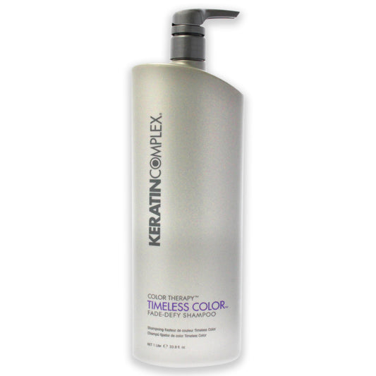 Timeless Color Fade-Defy Shampoo by Keratin Complex for Unisex - 33.8 oz Shampoo