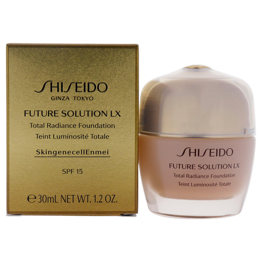 Future Solution LX Total Radiance Foundation SPF 15 - 4 Rose by Shiseido for Women - 1.2 oz Foundation