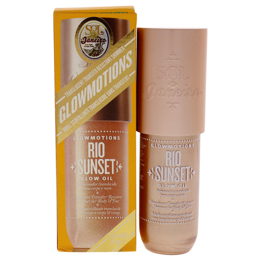 Glowmotions Rio Sunset Glow Oil by Sol de Janeiro for Unisex 2.5 oz Oil
