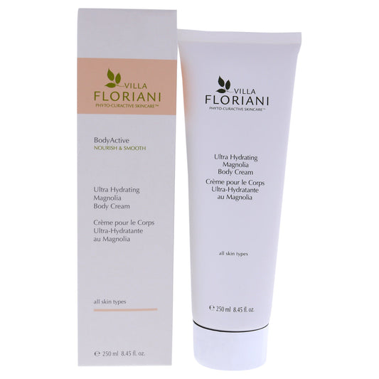 Ultra Hydrating Magnolia Body Cream by Villa Floriani for Women 8.45 oz Body Cream