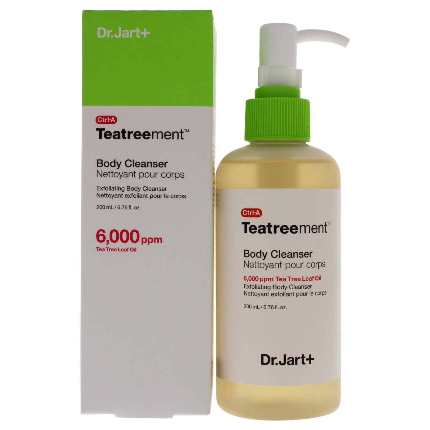 Ctrl A Teatreement Body Cleanser by Dr. Jart+ for Unisex 6.76 oz Cleanser