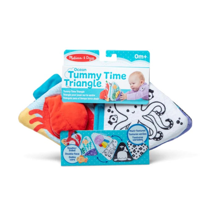 Melissa & Doug Ocean Tummy Time Triangle Baby Toy