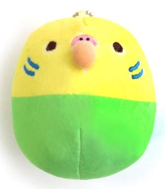 Nagomi Series Kotori No Mi Plush Budgerigar Green Small Round Plush From Japan