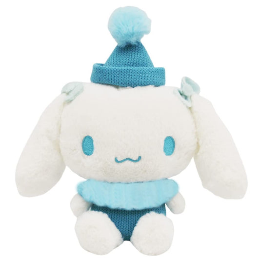 Nakajima Sanrio Plush Toy S Cinnamoroll Wearing Knitted Cap