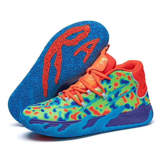 Cool Streetwear Mens Basketball Sneakers Fashion Non-Slip Gym Training Sports Shoes Male Wearable ForMotion Basketball Shoes for Men 2023 ShopOnlyDeal