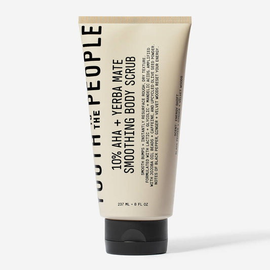 Youth To The People 10% AHA + Yerba Mate Smoothing Energy Body Scrub