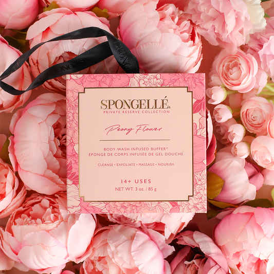 Spongellé - Peony Flower Boxed Flower