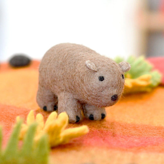 Felt Wombat Toy (Australian Animal)