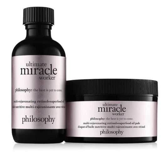 Philosophy Ultimate Miracle Worker Multi-Rejuvenating Retinoa + Superfood Oil Pads 60ct
