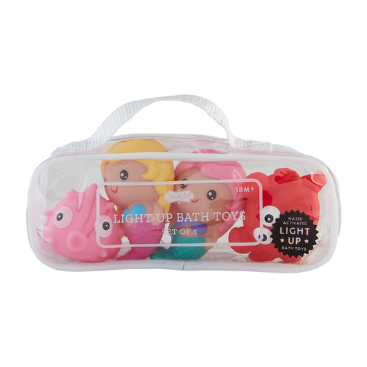 Mermaid Light Up Bath Toy Set